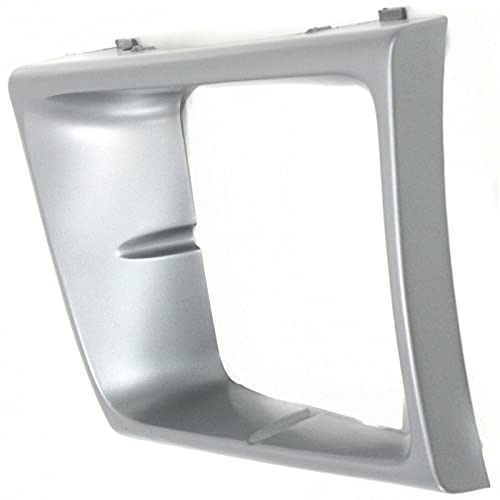 Image of DAT AUTO PARTS Front Right Headlight Bezel Fits 1997-2002 Ford Econoline | Passenger Side, Grille, Van, Sealed Beam, Silver Textured Plastic, Replaces FO2513158 F7UZ13052AAA