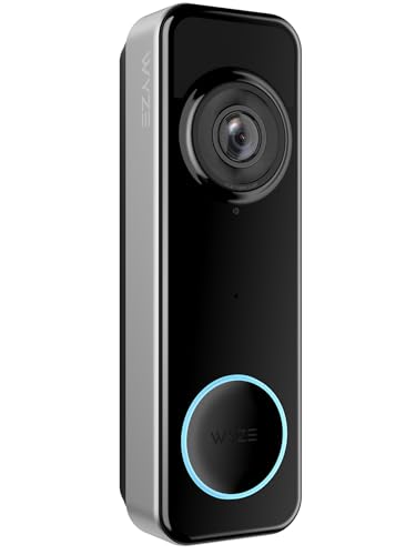 Wyze Battery Video Doorbell Wireless Camera, 1536x1536 HD+ with Color