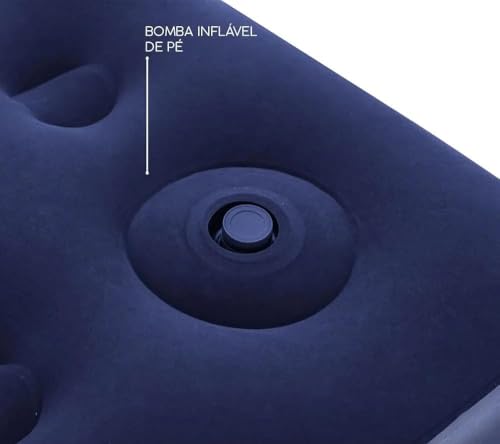 COLCHÃO DE AR DE CASAL COM FOLE PESO MÁXIMO 300KG - BESTWAY
