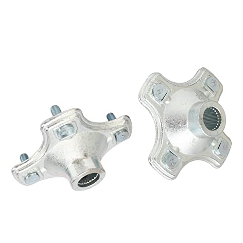 Cubo do aro da roda do eixo, cubo da roda do eixo traseiro metal 4 parafusos do aro da roda para TRX