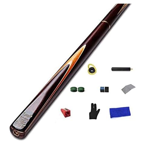 GHKWXUE Pool Cue,Billiard Room Accessories,57-Inch 19 Oz 10Mm Billiard Pool Cue,with 10Mm Cue Tips,Stable Shooting Well Balanced Perfectly Straight Professional Pool Table Games (Color : B) Cover