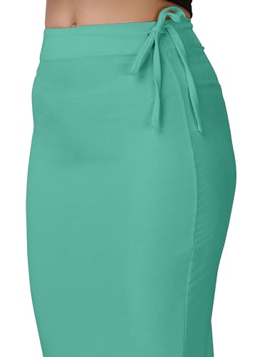 Image of Mehrang Microfiber Saree Shapewear Petticoat for Women, Cotton Blended Shape Wear Dress for Saree