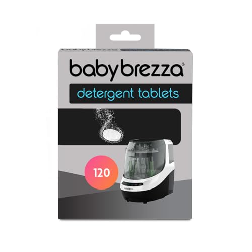 Baby Brezza Official Detergent Soap Tablets for Baby Brezza Bottle Washer Pro, 120 Tablets
