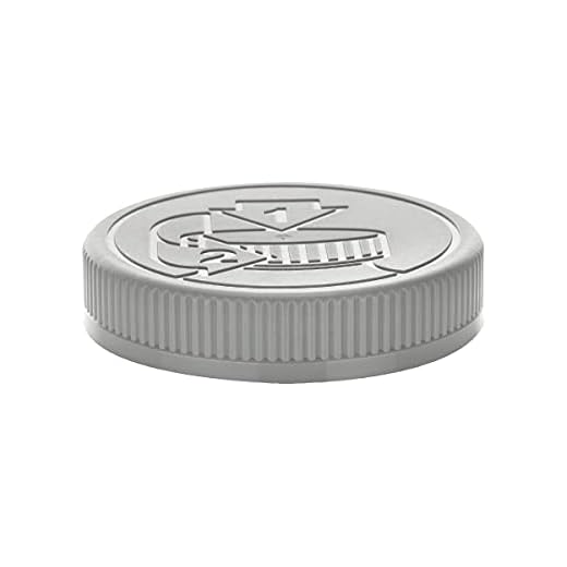 Child-Proof Mason Jar Lids, Gray, 9-Pack