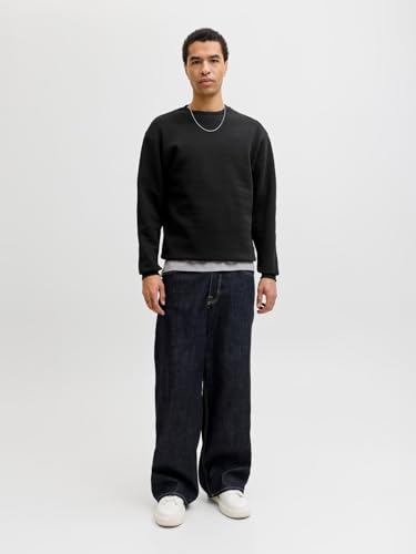 JACK & JONES Male Sweatshirt mit Rundhals Einfarbig Sweatshirt mit Rundhals 3
