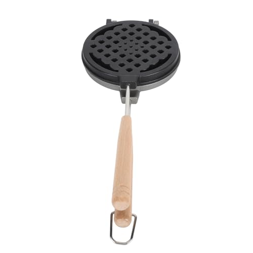 ZAWELIYO Sartén Antiadherente de Doble Cara para Hacer Gofres, Fácil de Limpiar, Multifuncional para Uso Doméstico, Aleación de Aluminio de 14,2 X 5,5 Pulgadas para Desayuno Familiar