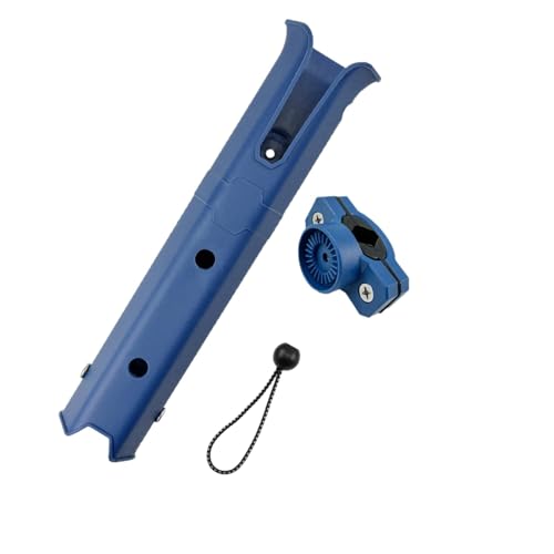 Shamiina 釣り竿ホルダーブラケット 釣り竿チューブ 回転式アクセサリー チューブロッドラック ボート 自転車 釣り マリン ヨット用