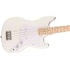 Fender Squier Sonic Bronco Bass Guitar - Arctic White Bundle with Rumble 15 Bass Amplifier, Cable, Tuner, Strap, and Austin Bazaar Instructional DVD
