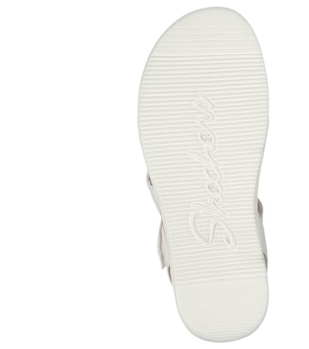 Skechers Skechers Women's LIFTED COMFORT flatform sandal, White 9 M
