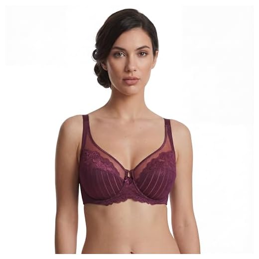 Selene Damen Mariluz BH mit Bügel, Bordeaux, DE 100C (FR 115C)