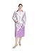 Geenlinm FASHlON Women's Dress Church Suits 2 Piece Elegant Jacquard Dress Button Front Jacket Set Brocade Elegance Church Outfits Jacquard Embroidery Mother of The Bride Formal Occasion Purple