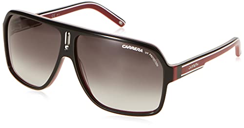 Carrera men's 27 Rectangular Sunglasses, BKREDCRYW
