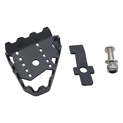 balikha Placa de extensão de pedal de freio para motocicleta, extensor de almofada de montagem para