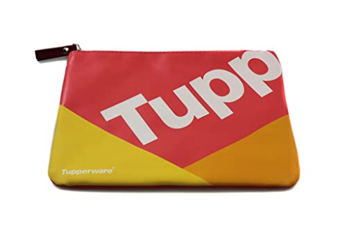 Tupperware Money Bag Trousse de toilette Saumon Orange/jaune Cover