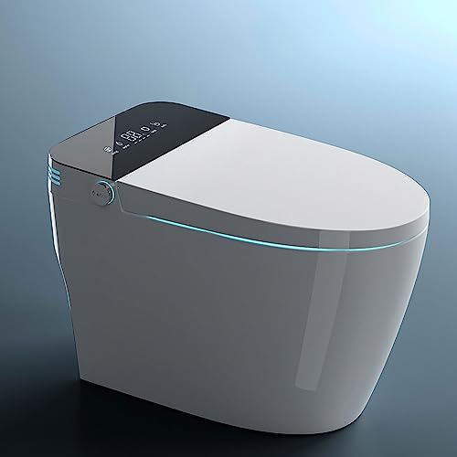 WITMYA Smart Toilet with Bidet Built In AUTO Open/Close,Bidet Toilet with Heated Seat,Smart Toilet with Auto Flush in 1.28 GPF,Electric Bidet Warm Water with Dryer, Lady Care Wash and Remote Control WITMYA Smart Toilet with Bidet Built In AUTO Open/Close,Bidet Toilet with Heated Seat,Smart Toilet with Auto Flush in 1.28 GPF,Electric Bidet Warm Water with Dryer, Lady Care Wash and Remote Control