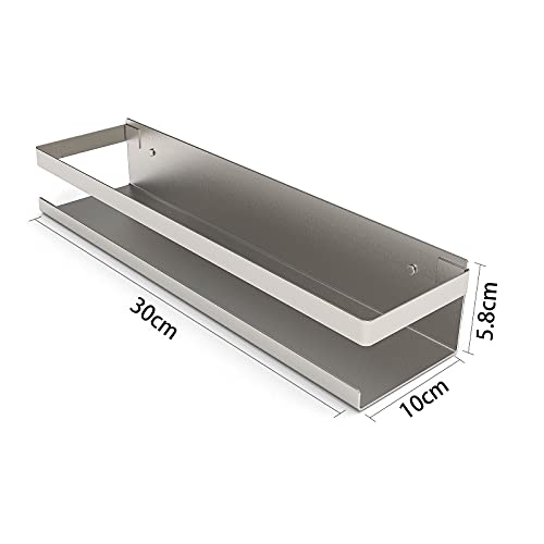 Bestdon Duschablage Ohne Bohren,Selbstklebend Duschkorb,Edelstahl SUS 304 Duschregal,Badezimmer Regal,Gebürstet 30cm – Bild 7