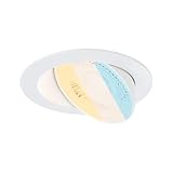 Paulmann 92253 EBL Set Aumus schwenkbar 3-Stepdim LED 1x750lm 2700-6500K 5W 230V Weiss matt
