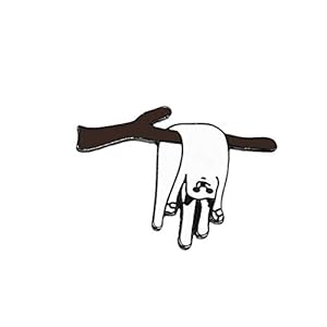 Cartoon dier broches zwart wit paar kat vis bot emaille pinnen kleding kraag revers pin tas metalen badges sieraden voor…