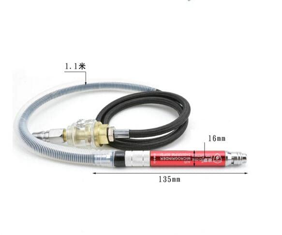 Jieotwice Air Die Polisher Pneumatic Grinding Machine Portable Air Power Polishing Buffing Tools 54000RPM 2.8MM/3.0MM