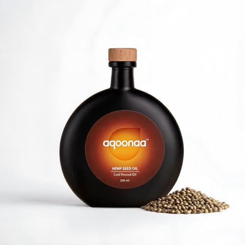 Cold Pressed Hemp Seed Oil – 100% PURE for Face, Hair & Acne-Prone Skin – Rich in Omega 3, 6 & 9 – Natural Non-Comedogenic Moisturizer for Dry Scalp, Inflammation & Barrier Repair – Unrefined & Raw