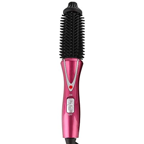 Hair Curler Brush,Electric Folding Hair Curler Comb Brush Portable Hair Dressing Beauty Tool Hair Dryer Salon Hair Straightener Curler Comb for All Hair Types(UK) Cover