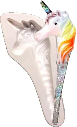 Glass Fusing Mold Unicorn Icicles 9.75