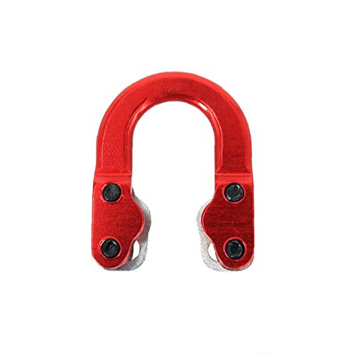 Cuerda de Tiro con Arco Release Cuerda del Arco Flecha Nock Metal Bucle D D Hebilla del Anillo de Arco Compuesto de Disparo Hunting (Rojo)