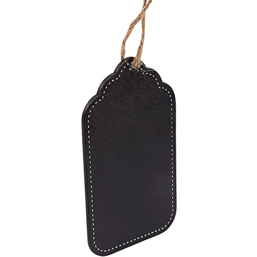 Juvale Mini Hanging Chalkboard Tags With Jute Strings For Gift Wrapping, Christmas Ornaments, Diy Crafts (2.4 X 4 In, 10 Pack) #TOP3