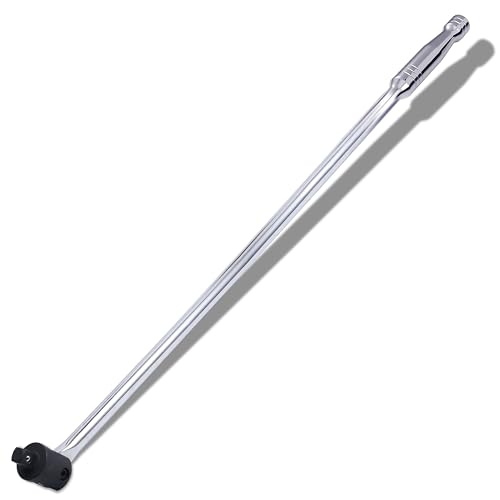 HARDZTOOL 1/2 Gelenkgriff mit Flexiblem Kopf Federbelastete Kugelkonstruktion 600mm Ø 16mm Gelenkschlüssel Maximales Drehmoment 780Nm Ideale Gelenkgriff 1/2 zoll für Autoreparaturen und DIY