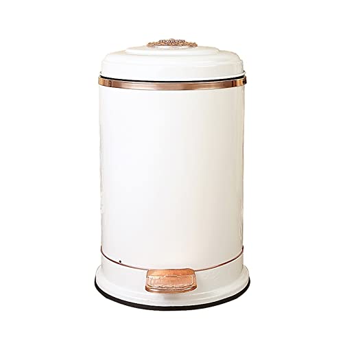Caneca de basura 10l acero inoxidable con tapa