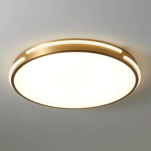 Plafonnier tout cuivre américain chic et minimaliste pour votre chambre