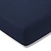 Produktbild ESTELLA Topper-Spannbetttuch Zwirnjersey | Saphir | 100x200 cm | passend für Topperhöhen von 7-10 cm | trocknerfest und bügelfrei | 97% Baumwolle 3% Elastan