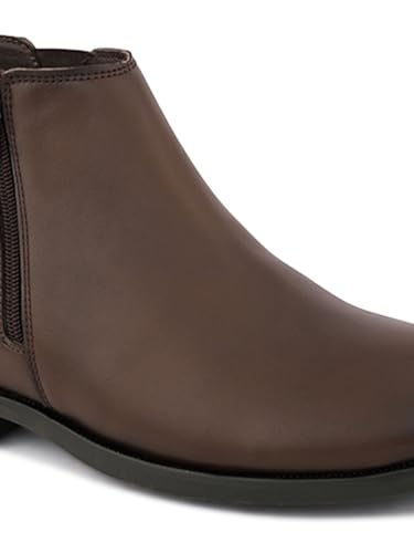 Image of FENTACIA Leather Chelsea Boots for Men | Men Ankle Slipon Boots