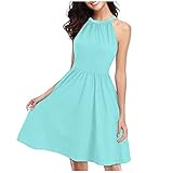 Umstandskleidung,Kleid sommerhochzeit,Damen Abendkleider,grünes Satinkleid,ana Alcazar Kleider,midi Rock mit Schlitz,Weisse Kleider,Gala Kleid,Schwangerschafts Abendkleid(Hellblau,L)