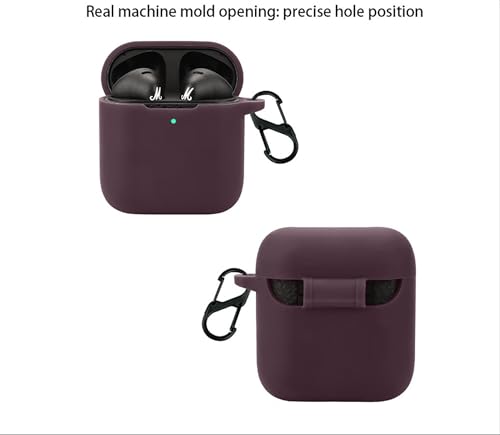 GIOPUEY Cilicone Case Compatible with MARSHALL MINOR IV/III, Ultra-thin soft Cover, Slim-Fit,Anti-Fall,Not Easy to Dirty - Red - Image 4