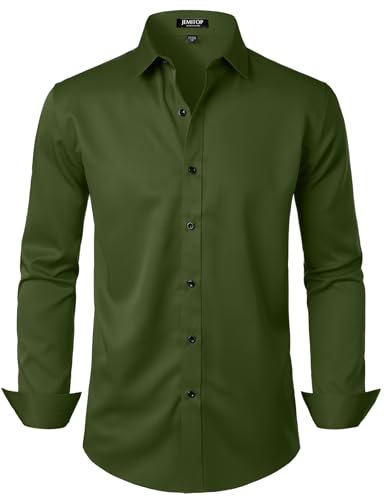 hunter green dress shirt mens Slim Fit Dark Green Solid Suit – Tip Top main image 1