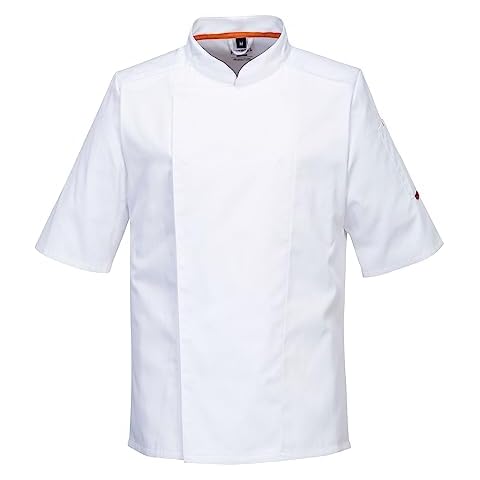 Portwest C738 Men's Slim Fit Chef Jacket Cover