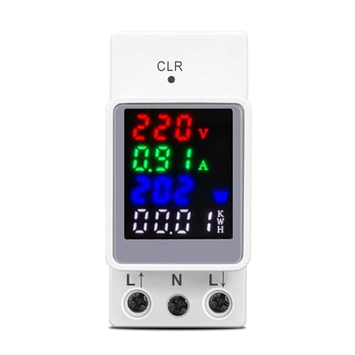 Voltmètre ampèremètre wattmètre 4IN1 AC 110V 220V compteur d'énergie électrique 100A