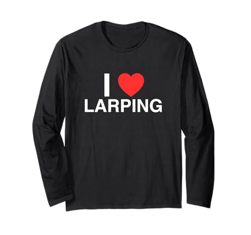 I Love Heart Larping Funny Raunchy Gen Z �X�����O �~�[�� LARP Y2K ����T�V���c
