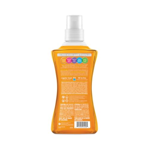 Image of method Liquid Laundry Detergent, Ginger Mango, 53.5 fl oz, 4 Pack | Powerful Stain Lifter, Brightens Colors and Whites, Long Lasting Fragrance, 66 Loads per Bottle