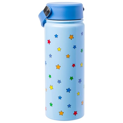 Image of Silver Buffalo Rainbow Brite, Stainless Steel Water Bottle, 20oz