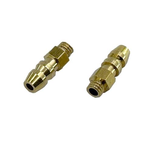 URIMPAVIDO 2PCS RC Boat Water Cooling Faucet Water Nipple Fuel Nozzle for RC Boat Ship DIY Model Toy Parts (M4)