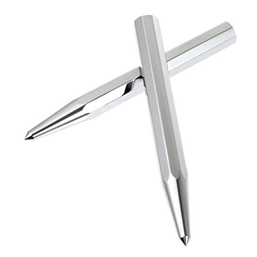 IWOWHERO 2pcs Non-slip Center Punch High-carbon Steel Center Pin Punch for Drilling Positioning