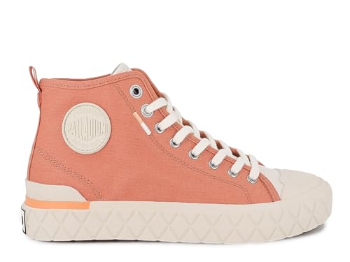 Image of Palladium Unisex Palla Ace Mid Organic Canvas Lace Up Sneaker