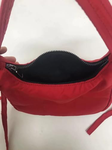 Coquette Y2k Crescent Shoulder Bag - Small Red Bow Purse for Women4
