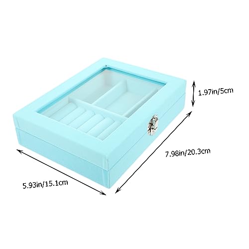 Boîte de rangement pour boucles d'oreilles en écrin rigide durable - 3