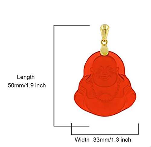 Happy Laughing Buddha Red Jade Pendant, Genuine Certified Grade A Jadeite Jade Hand Crafted, Buddha Medallion, Buddha charm, Buddha Pendant, Good Luck Red Jade statue pendant2