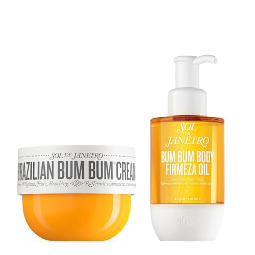 Image of Sol de Janeiro Bum Bum Cream and Firmeza Body Oil Bundle