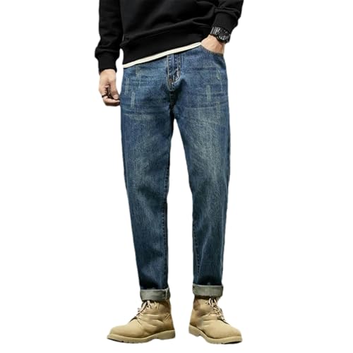 Loose Fit Harem Jeans Hosen Herren Hosen Frühling Winter Kleidung