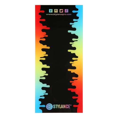 Impression d'art abstraite aquarelle arc-en-ciel STYLANCE